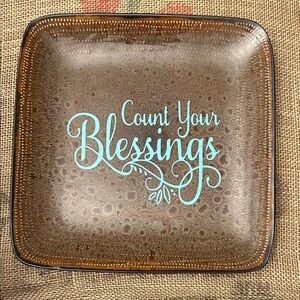 Hometrends Dinner plate Count your Blessings